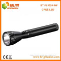Bulk Sale 160lumen Aluminum cree Powerful 3w led Rechargeable Best Military Flashlight Torch with 2sc Nicd Battery
